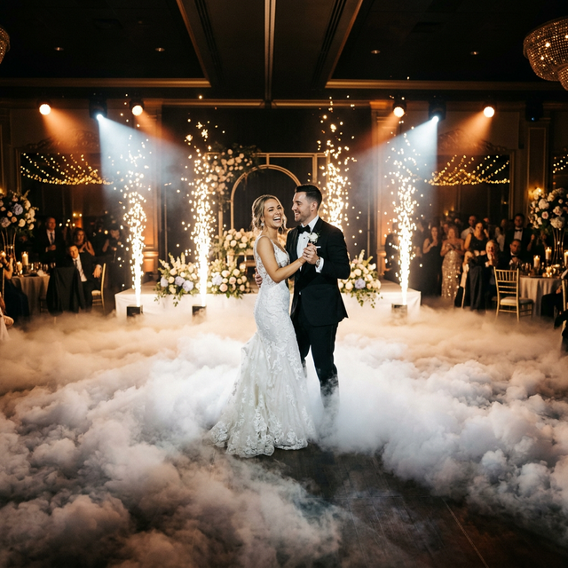 Bodennebel sparks hochzeitstanz